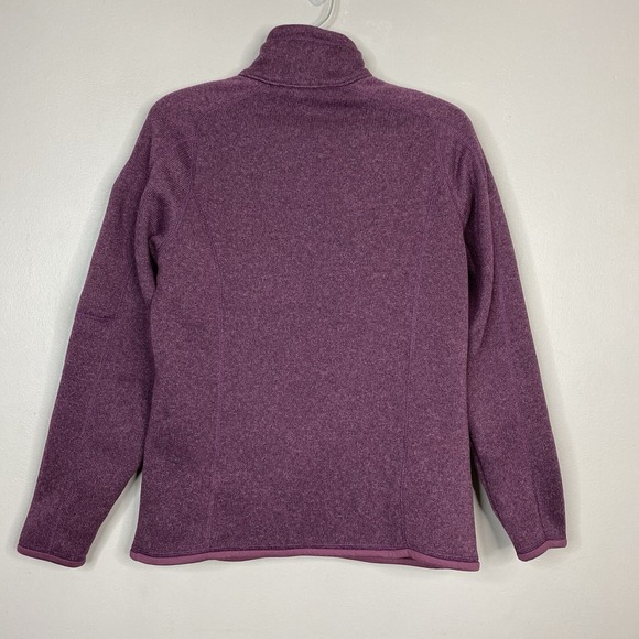Patagonia Women's Better Sweater 1/4 Zip Fleece Pullover Burgundy Purple Size S - Picture 3 of 16